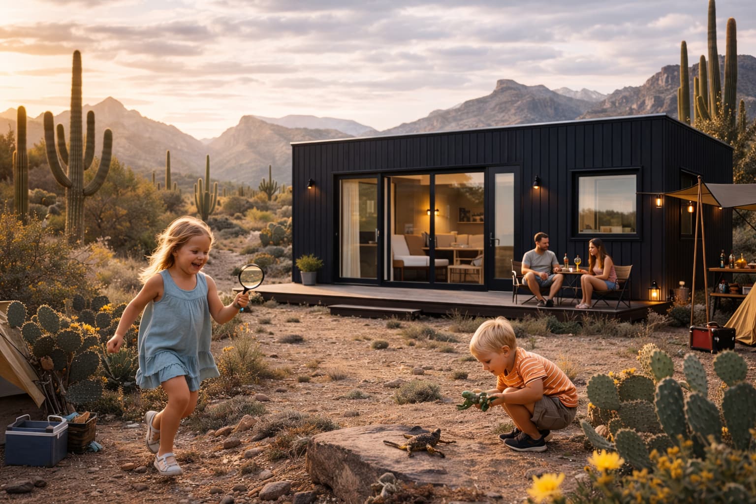 Modelo Fitz Roy – Casa modular 41 m² con Bow Windows – Atlas Housing