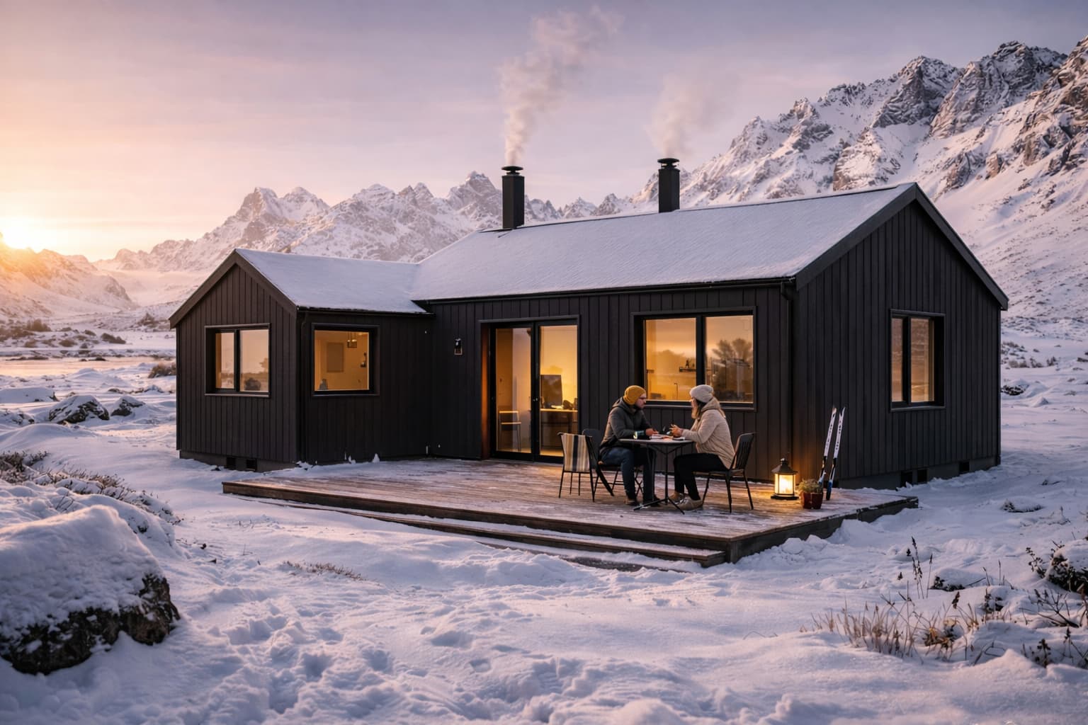 Modelo Hexa – Casa modular versátil 60 m² – Atlas Housing